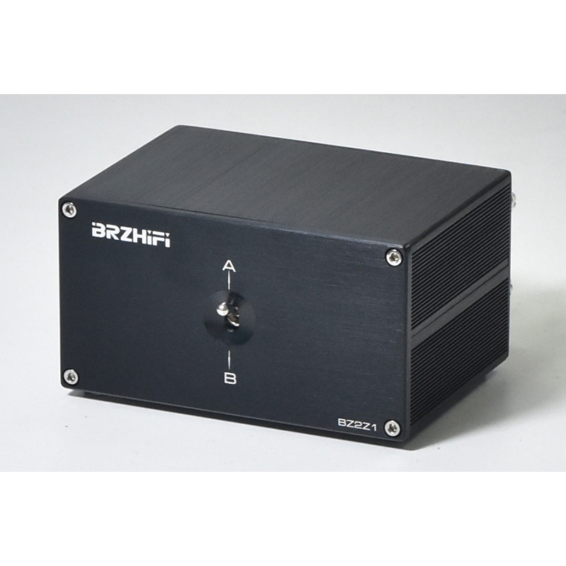 BRZHIFI Passive Audio Signal Switcher 2 In 2 Out Switch Selector Box 2 ...