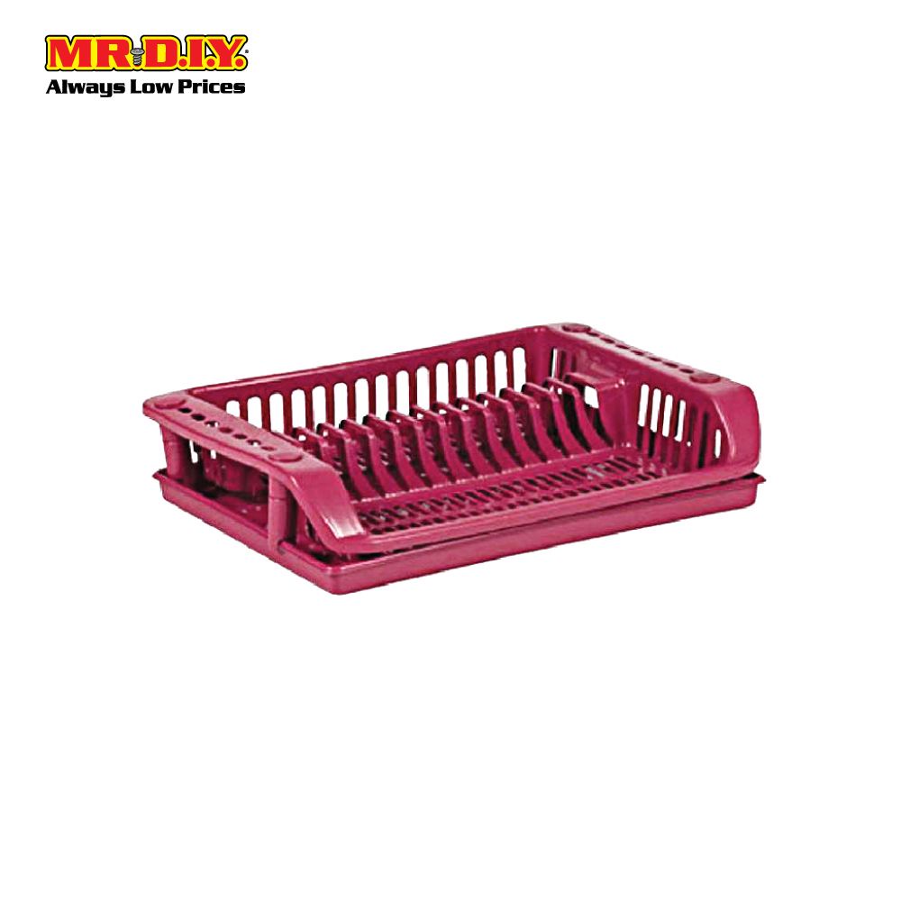 Mr.DIY FELTON Plastic Single Layer Dish Drainer Shopee Malaysia