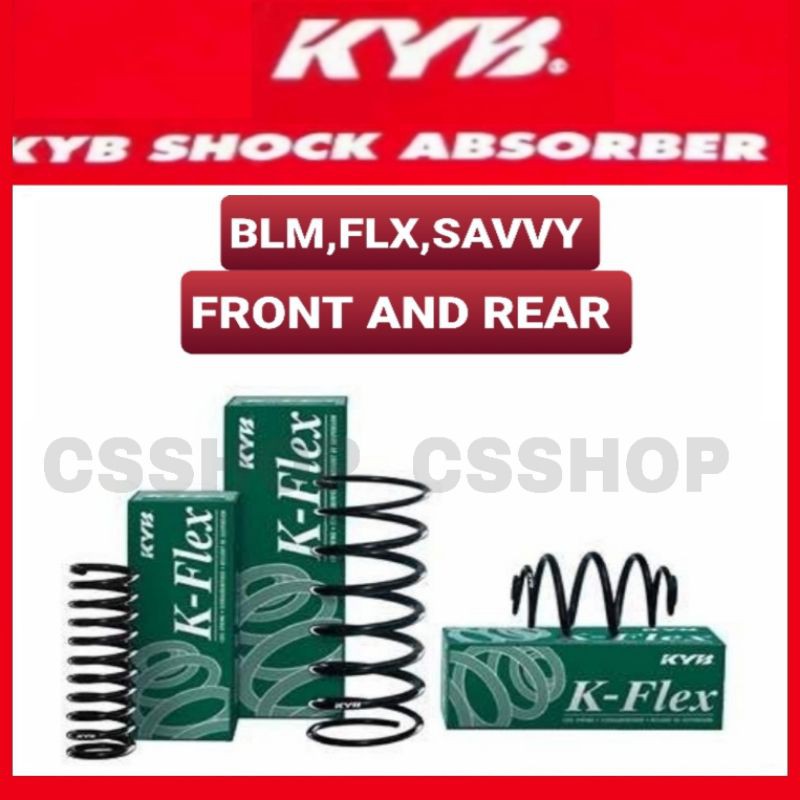 K Flex Proton Saga Blm Flx Savvy Coil Spring Front And Rearset Standard Kyb K Flex