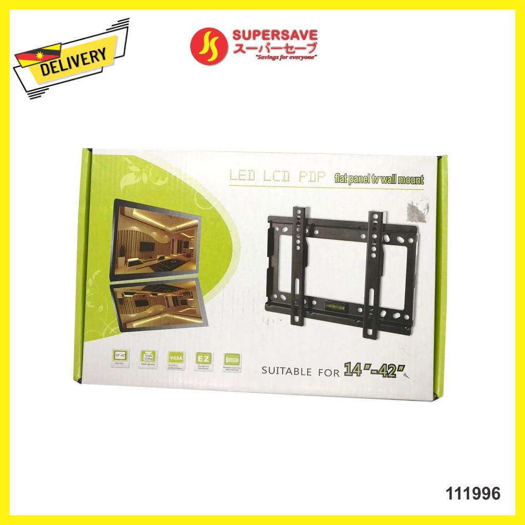 Led Lcd Pdp Flat Panel Tv Wall Mount Tv Shopee Malaysia