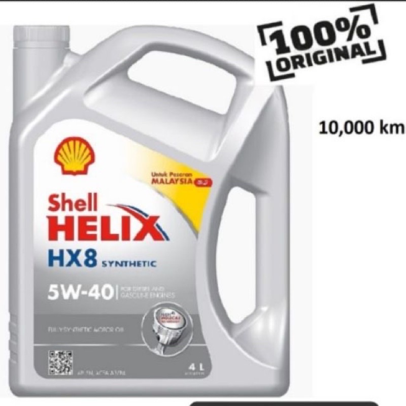 🇲🇾🇲🇾BIG SALES🇲🇾🇲🇾 [100% Original] [4L] Shell Helix HX8 Fully Synthetic ...