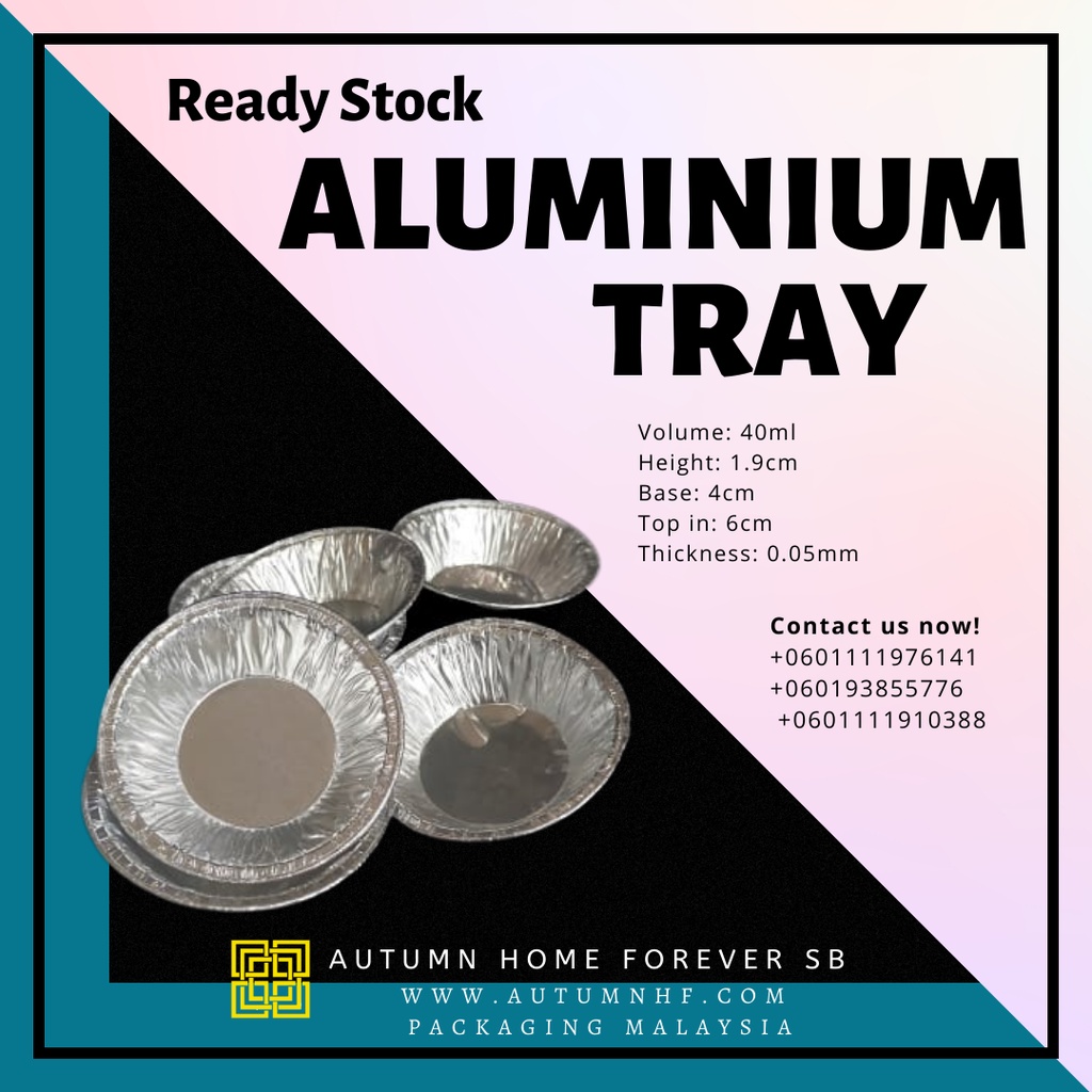 Dim sum Tray/Aluminium Cup/Tart Tray Shopee Malaysia