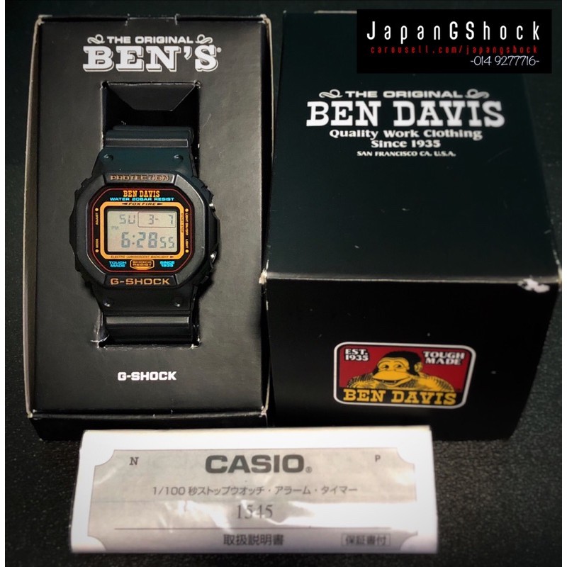 G shock x Ben Davis DW-5600VT | Shopee Malaysia