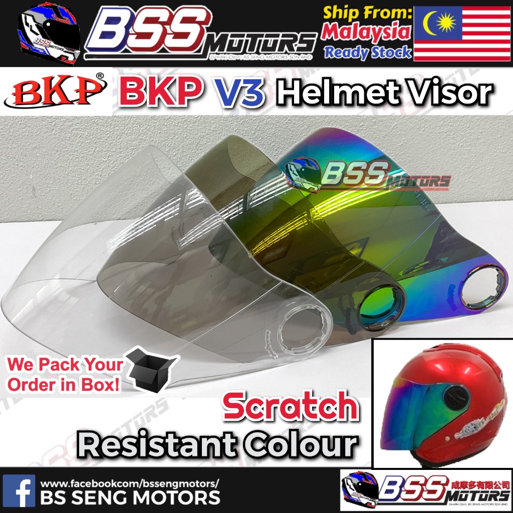 BKP V3 Visor Motorcycle Helmet Visor High Quality PC Visor For BKP ...