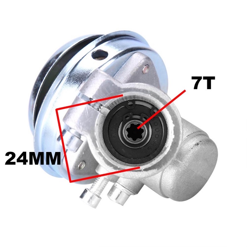 [Heavy Duty] Gear Case Brush Cutter Assembly 26MM X 4T /24MM x 7T ...