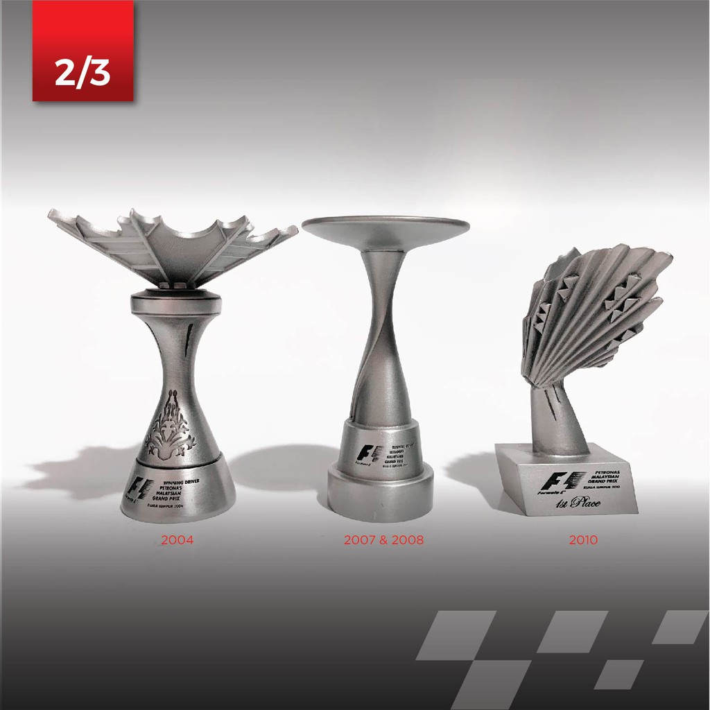 Sepang f1 trophy 2010  Trophies and medals, Trophy design, Trophies