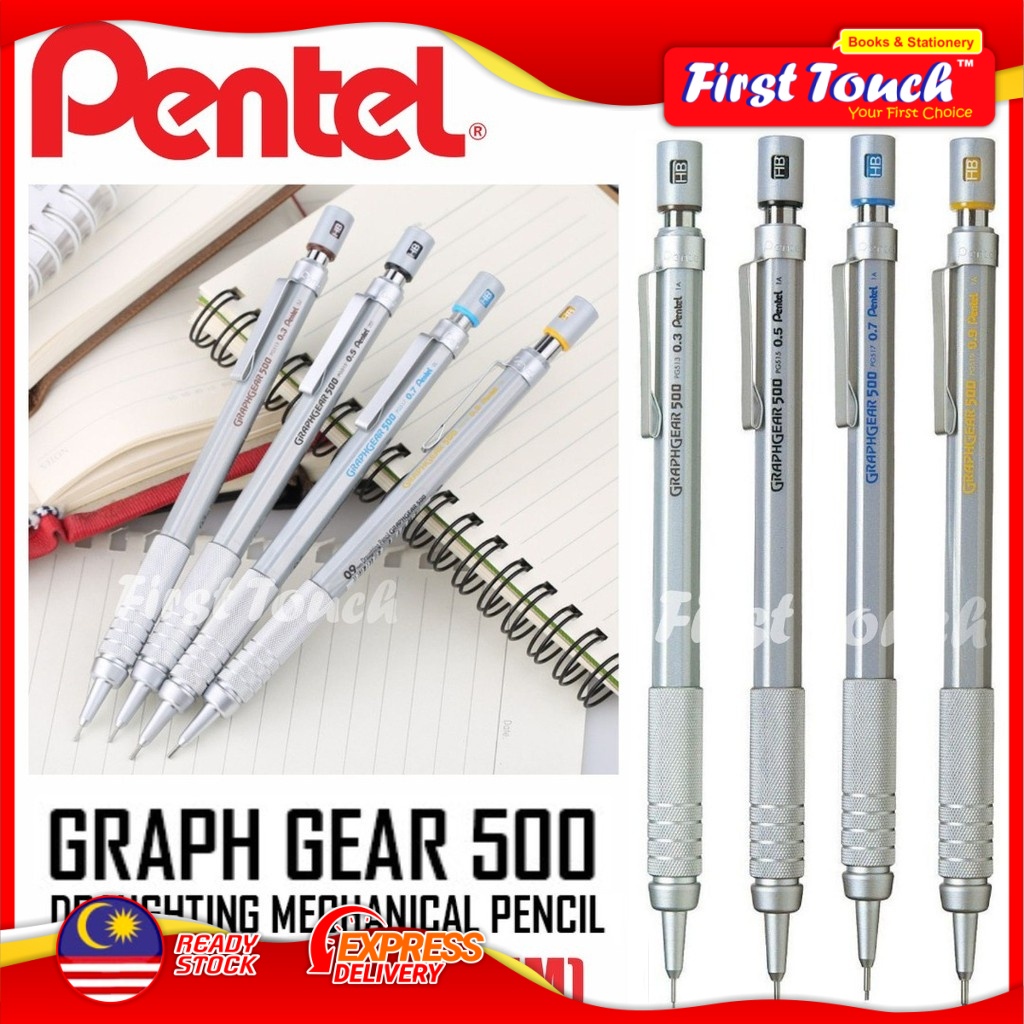 PENTEL Graphgear 500 Draughting Mechanical Pencil (0.3mm / 0.5mm / 0