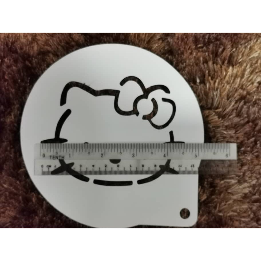 Hello Kitty Stencil For Cake