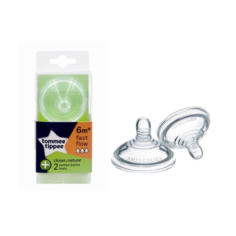 Tommee tippee anti hot sale colic teats 6m+