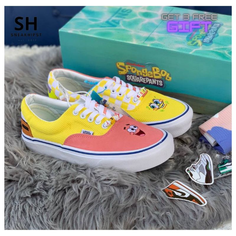 ⚡[SIZE 36-44] 2 COLOR PREMIUM VANS SPONGEBOB SQUAREPANTS MEN'S