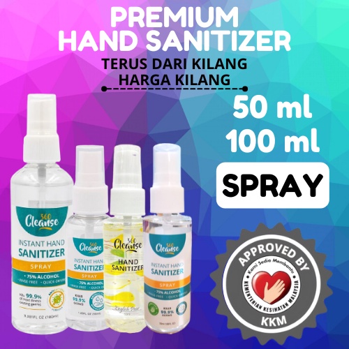 (DIRECT FACTORY) ORIGINAL Cleanse360 HAND SANITIZER 50ml / 100ml