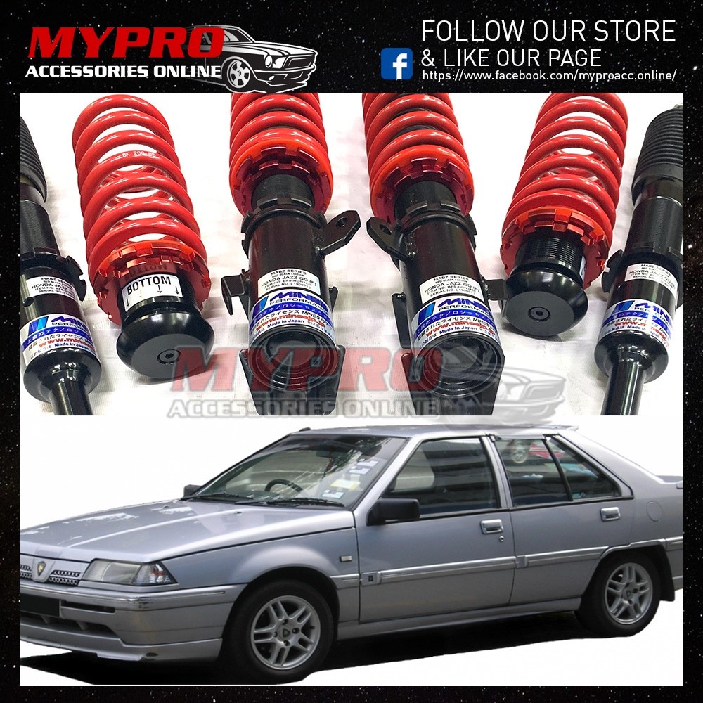 🔥Best🔥🇯🇵PROTON SAGA ISWARA MINES Hi Lo Body shift Adjustable Suspension