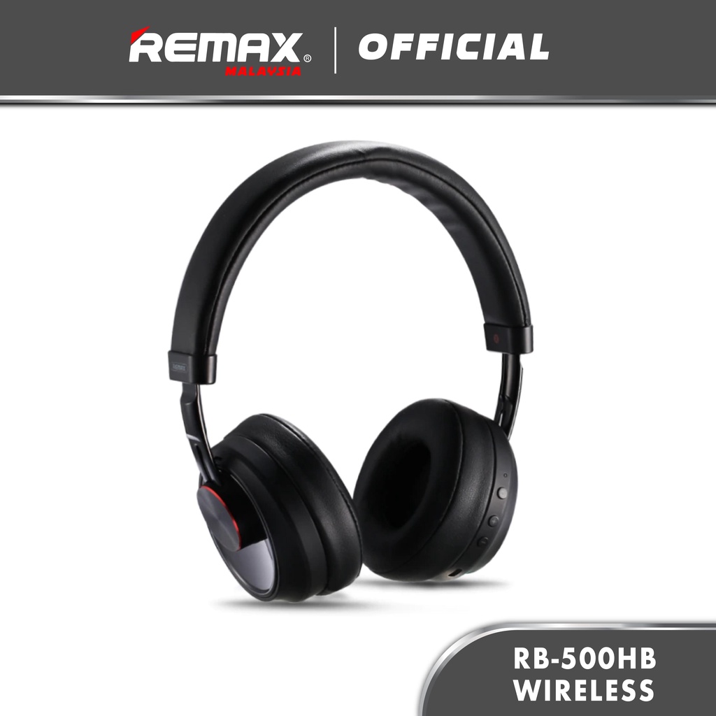 Remax RB 500HB Music Bluetooth v4.1 Headphones With Hi Fi Stereo