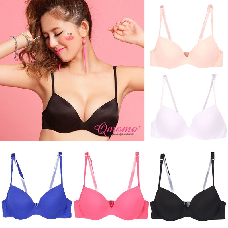 Womens Small Breasts Deep V Push Up Bras Sexy Plunge Bra, 49% OFF