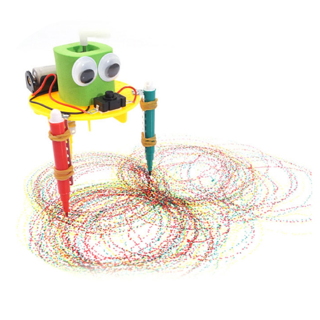 Early Learning DIY Doodle Robot Technology Small Inventions Educational ...