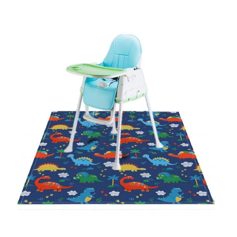 140cm Large Highchair Splash Mat Baby Paint Splash Mat Large Protective