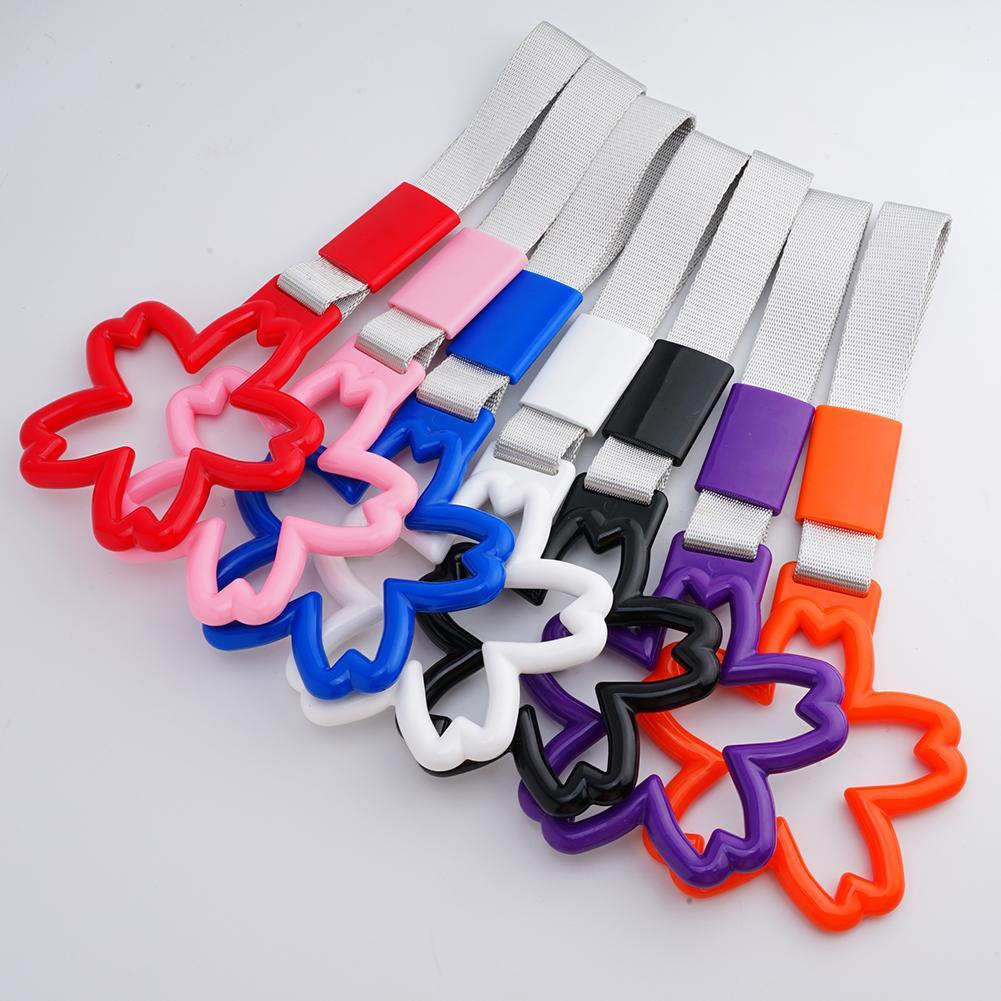 Flower Car Hand Pull Ring Metro Train Bus Handle Charm Drift Charm ...