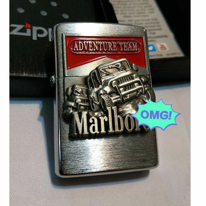 Zippo 著しい Marlboro ADVENTURE TEAM