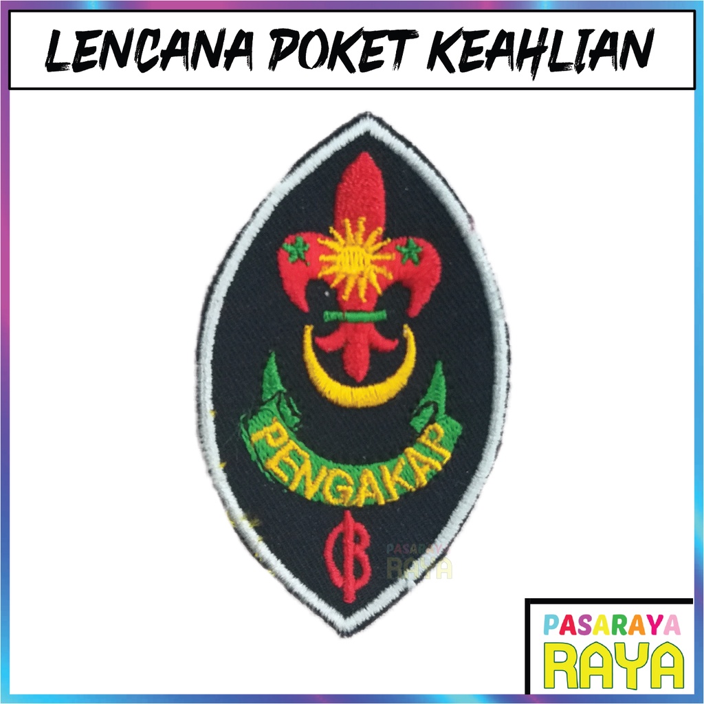 Lencana Pocket Keahlian Pengakap Aksesori Seragam Sekolah Accessories