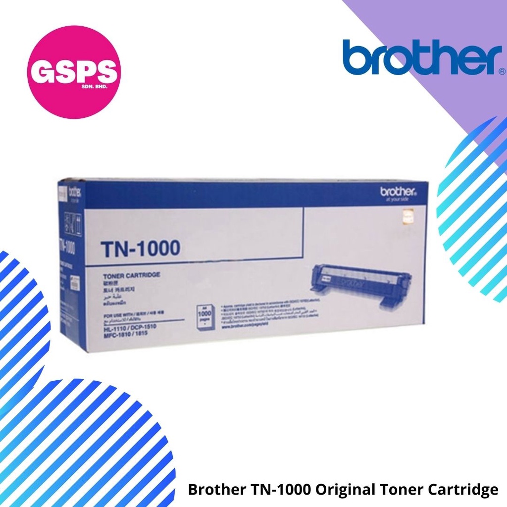 Brother TN-1000 Original Toner Cartridge | Shopee Malaysia