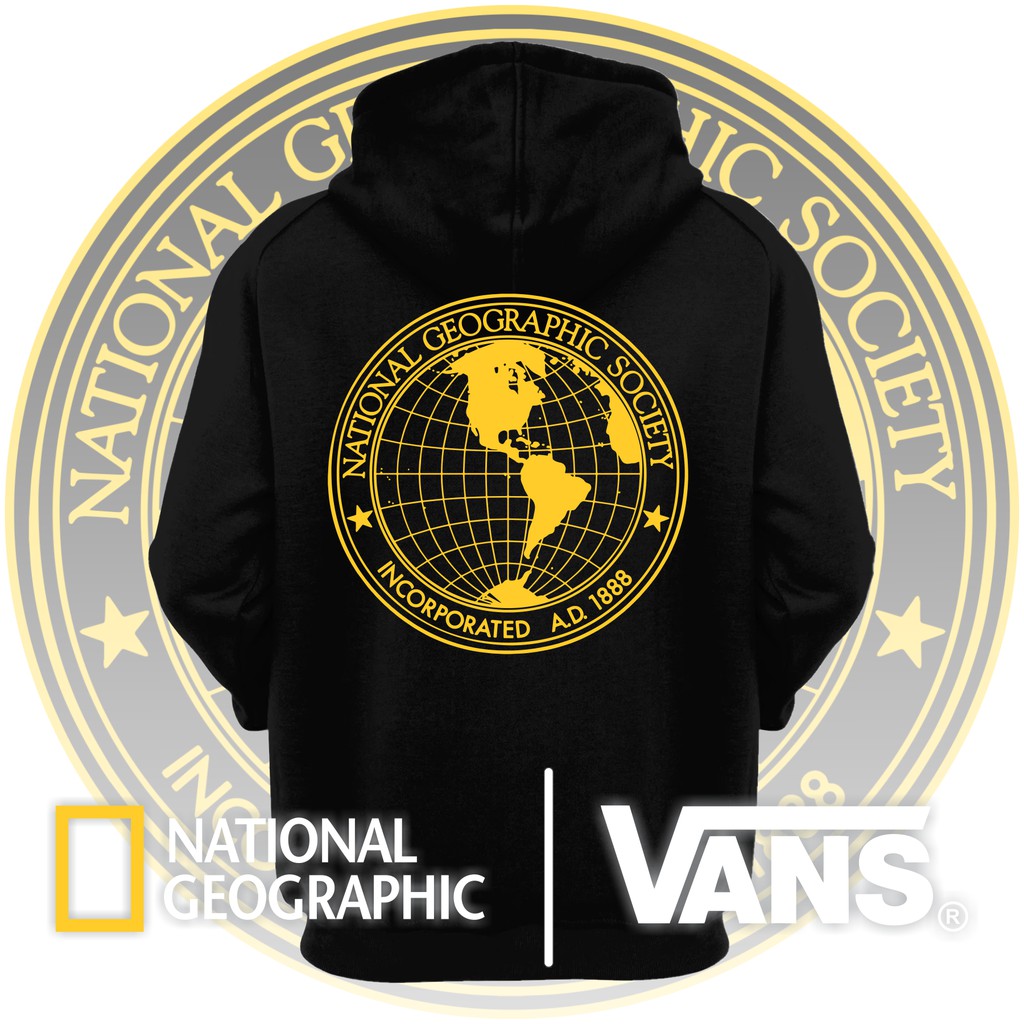 GOLD EDITION Sweater VANS x NATIONAL GEOGRAPHIC Streetwear hoodie hoodies men Women Baju lelaki perempuan viral sale