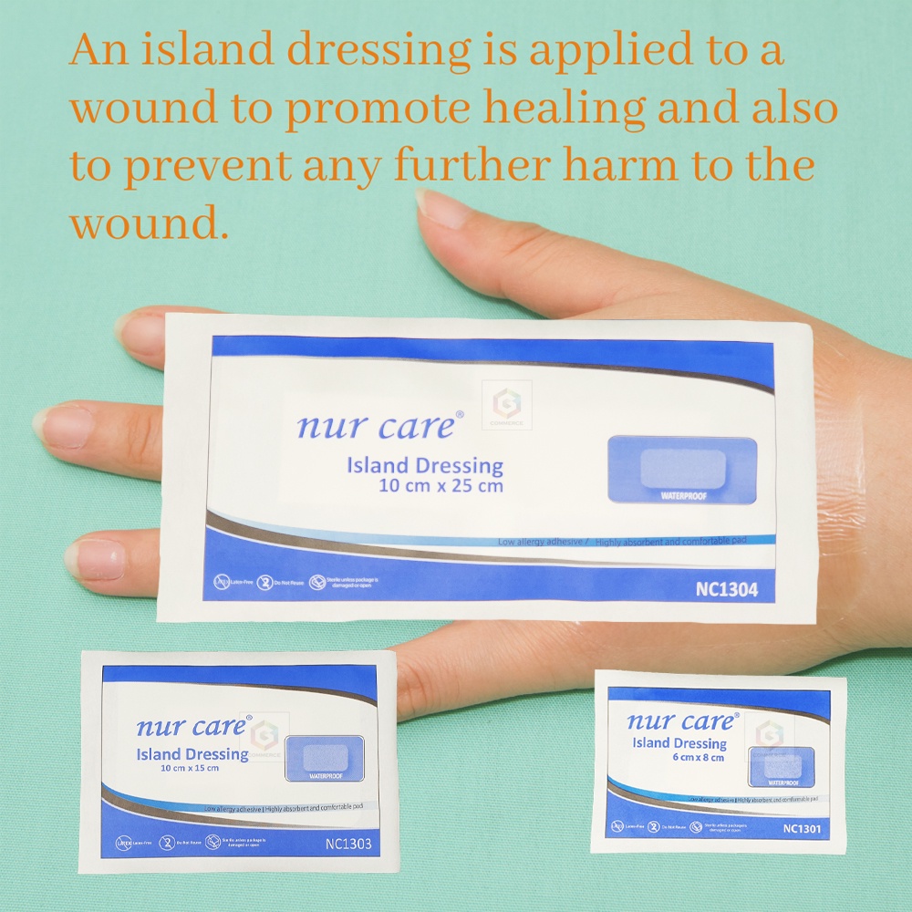 Island Dressing Waterproof For Wound 1piece [KKM MDA APPROVED] Shopee