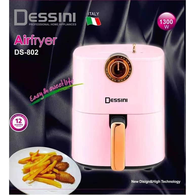 4.3l Pink Home Air Fryer