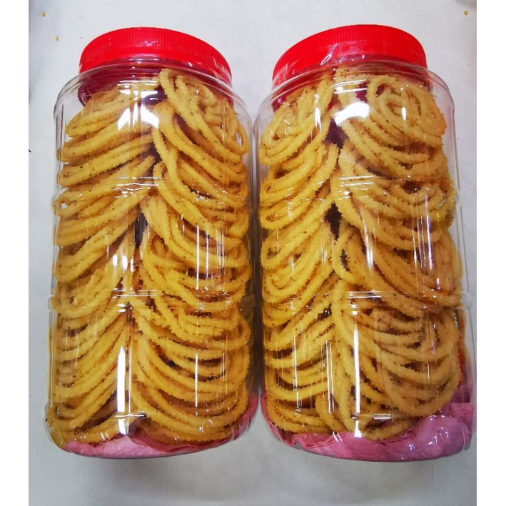 🔥K&S🔥 Ipoh Buntong Kacang Putih Homemade Muruku Bulat Bottle ...