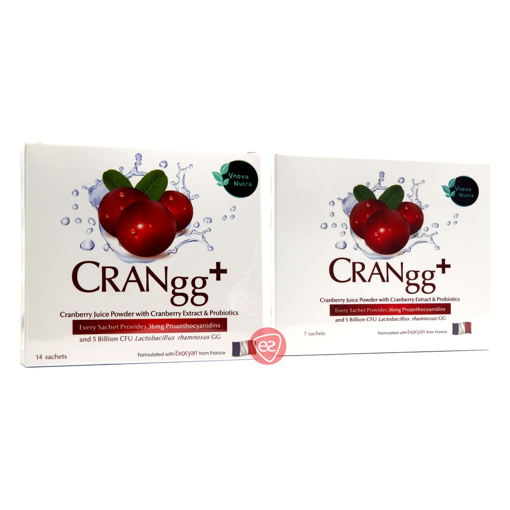 CRANgg+ (CRANBERRY JUICE POWDER WITH CRANBERRY EXTRACT & PROBIOTICS) 3G