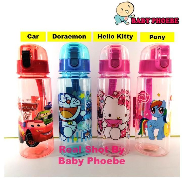 Disney Pixar Cars/Doraemon/Hello Kitty/Pony Spout Bottle/Cup 550ml (1pc ...