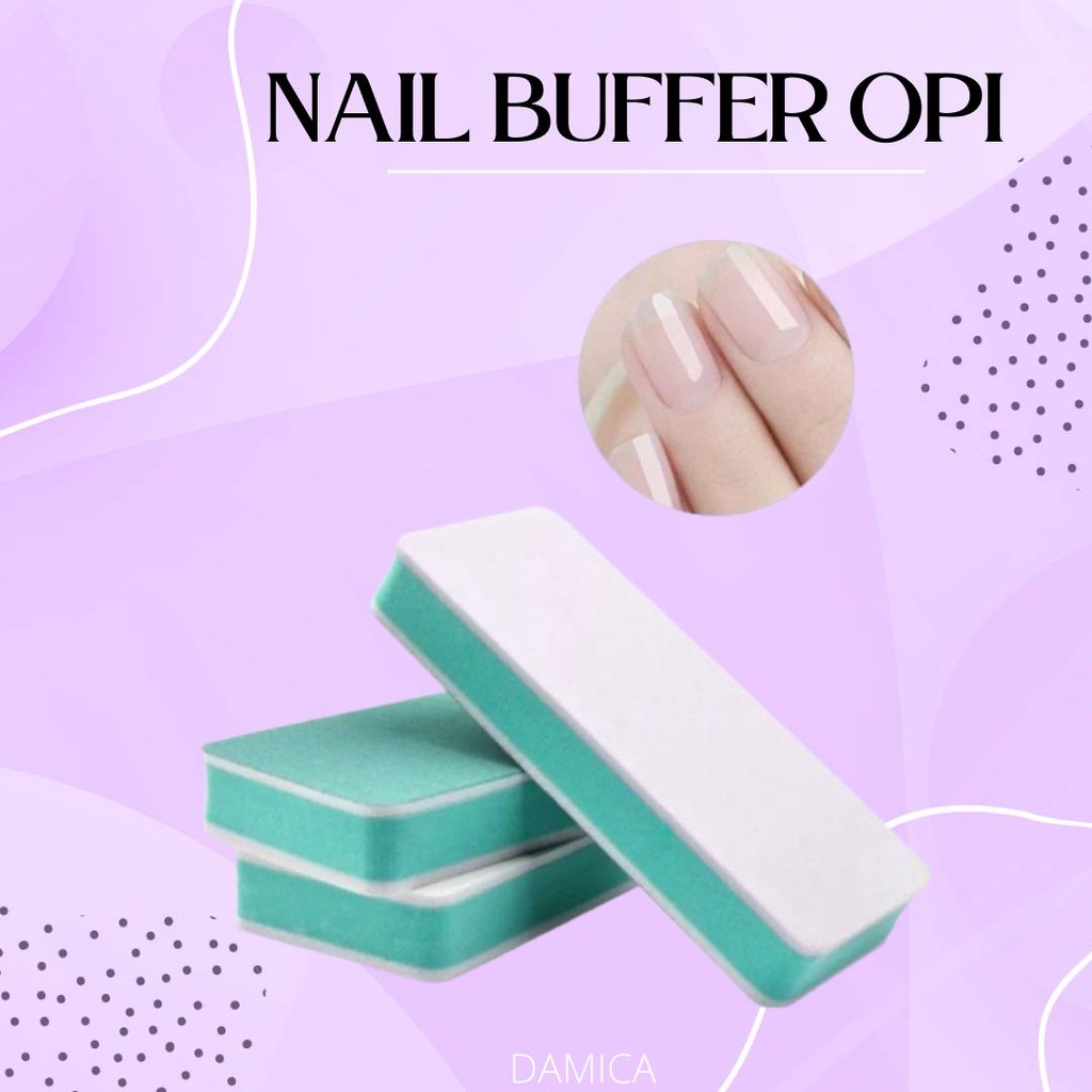 NAIL BUFFER OPI 2 STEP / PENGILAT KUKU 2 WAY MANICURE PEDICURE