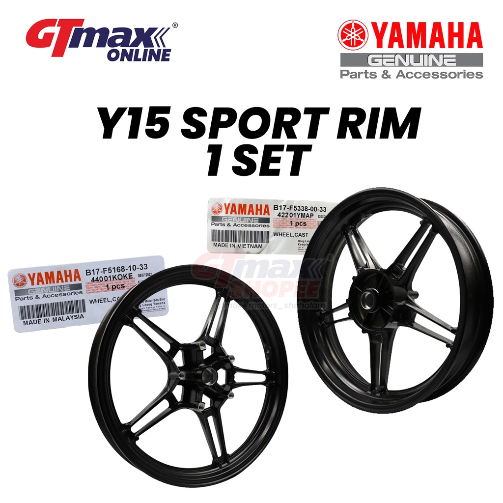 (BERANI JAMIN 100% HLY!) SPORT RIM YAMAHA Y15 V2 YAMAHA SPORT DEPAN DAN ...