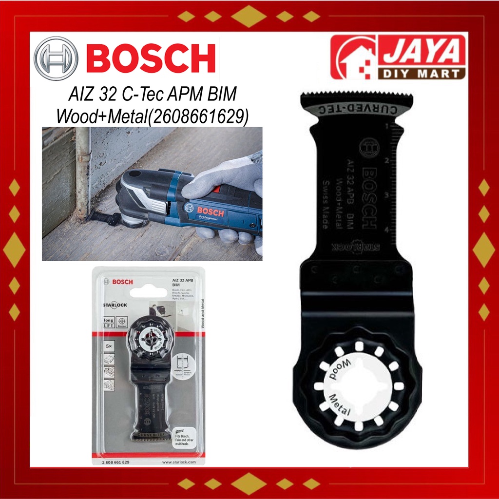 BOSCH 2608661629 AIZ 32 APB BIM WOOD METAL C TEC 2608661629