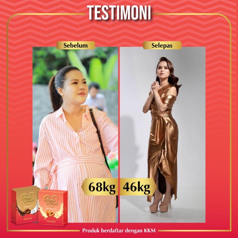 BODYFLASH/ UBAT KURUS /kurus cepat/ coklat kurus/ detox/ KESAN SEAWAL ...