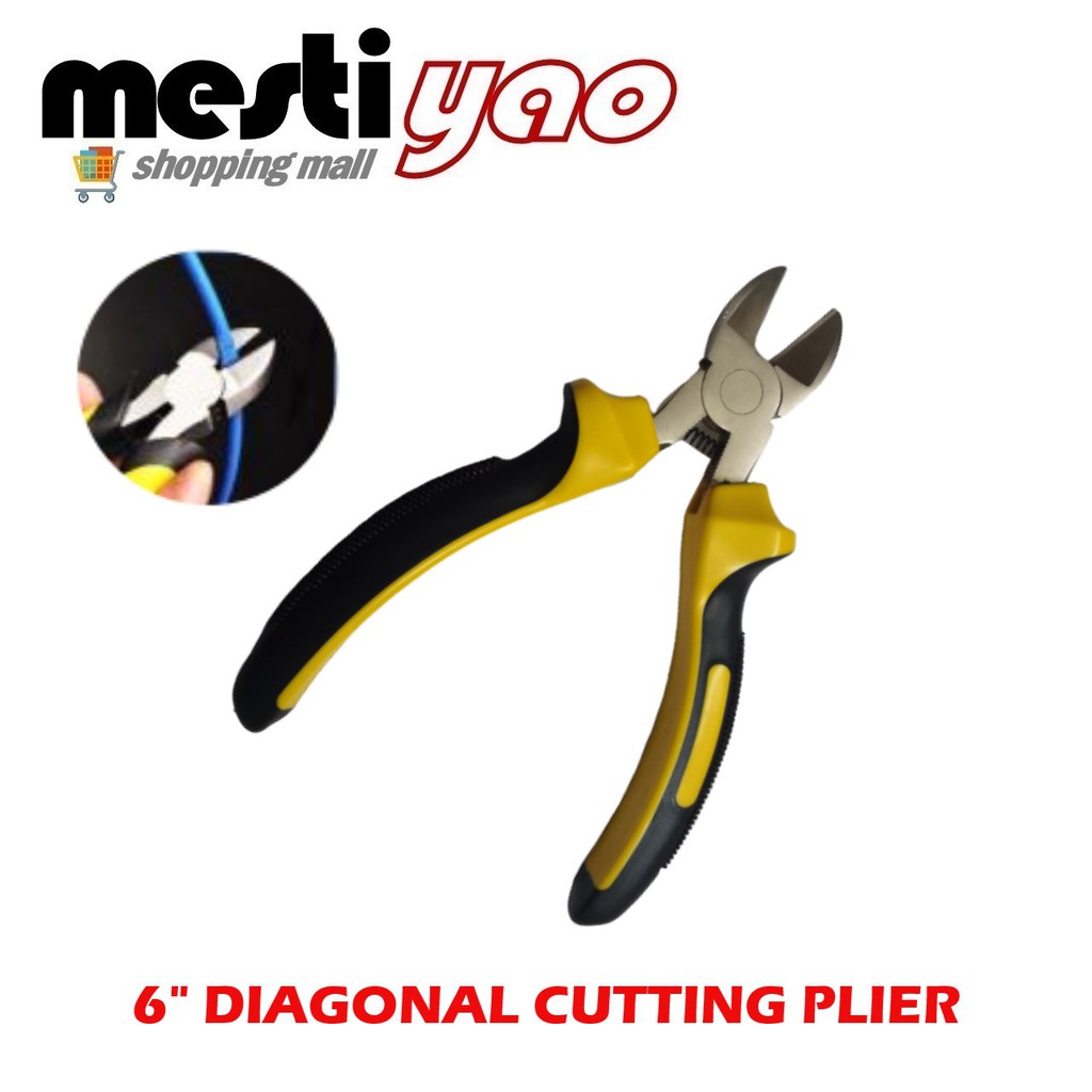 6” Diagonal Cutting Plier Side Wire Cutter Hand Tool | Shopee Malaysia