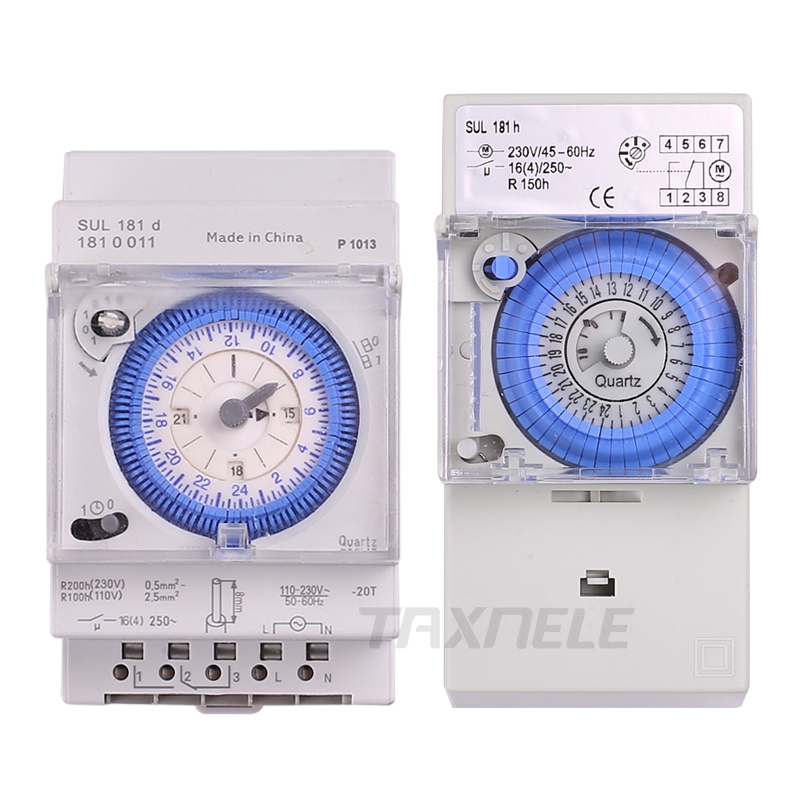 SUL181h SUL181d Mechanical Timer 24 hours Time Switch Relay Electrical ...