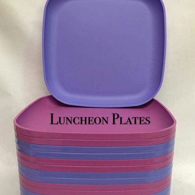 TUPPERWARE LUNCHEON PLATES 4PCS Shopee Malaysia