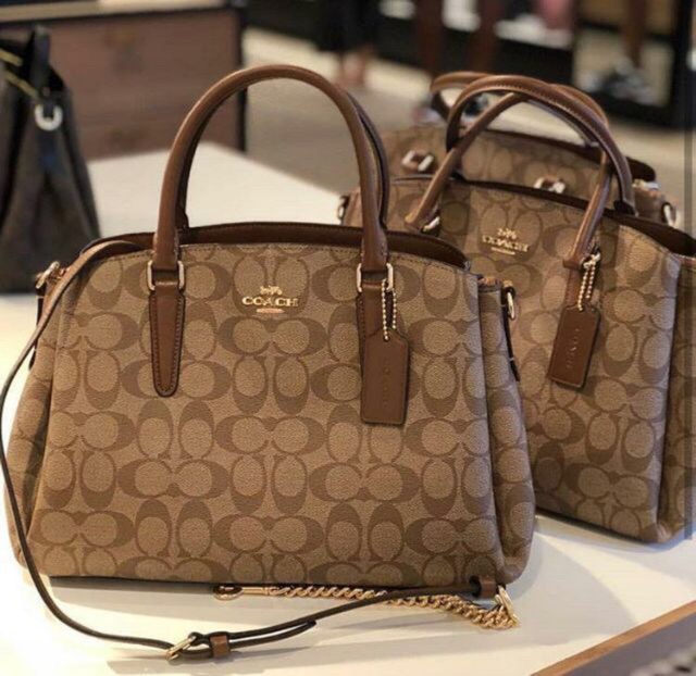 Coach signature sage carryall deals