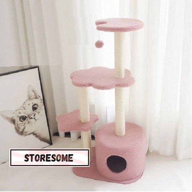 Cute Star And Moon Design Cat Scratching Post & Nest (L Size) | Shopee ...