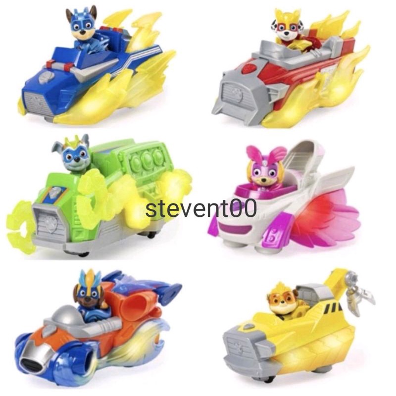 🎉🎁*Ready Stock*Mighty Pups Charged up Deluxe vehicle with light