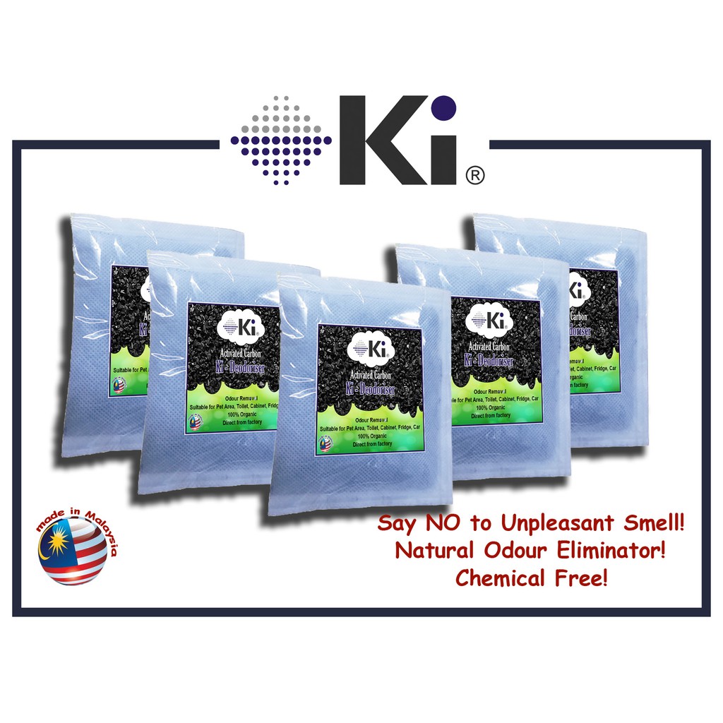 Activated Carbon Deodorizer / Odor removal (5x50g per pack) Shopee