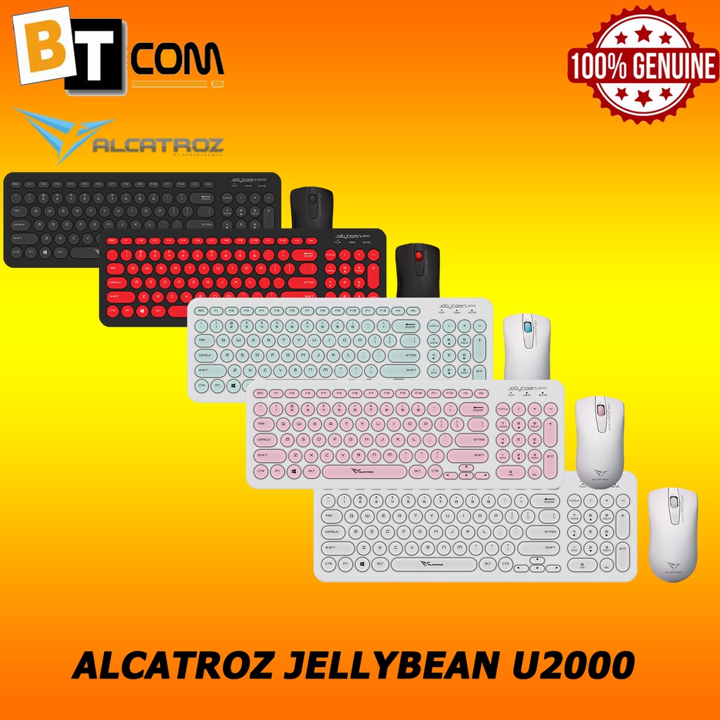 Alcatroz JELLYBEAN U2000 Wired Keyboard and Mouse Combo | Shopee Malaysia