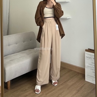 Sivali Loose Pants 332 Trousers Women [PART 1] Anti-Wrinkle Pants - Women's  Culottes - Formal/Casual Office Pants