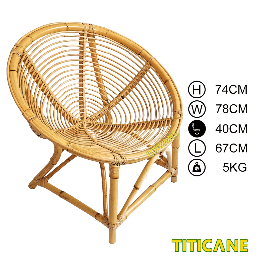 Rattan best sale chair shopee