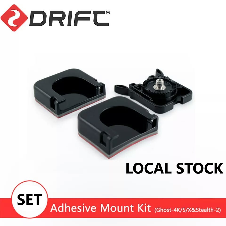 ORIGINAL DRIFT Action Camera Adhesive Mount Kit Accessories for DRIFT