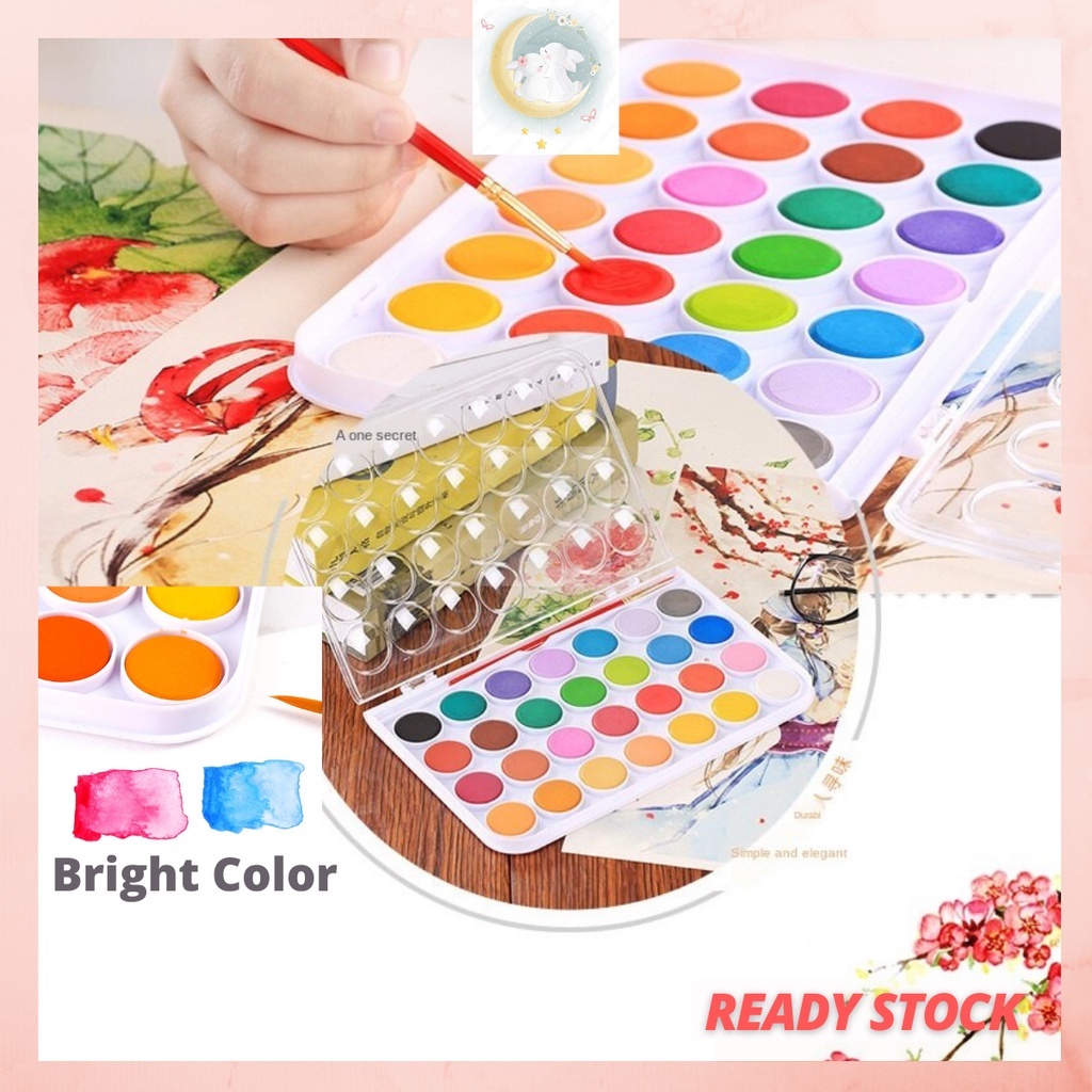 Watercolor Cakes Set Student Grade 12/16/24 Colors Art