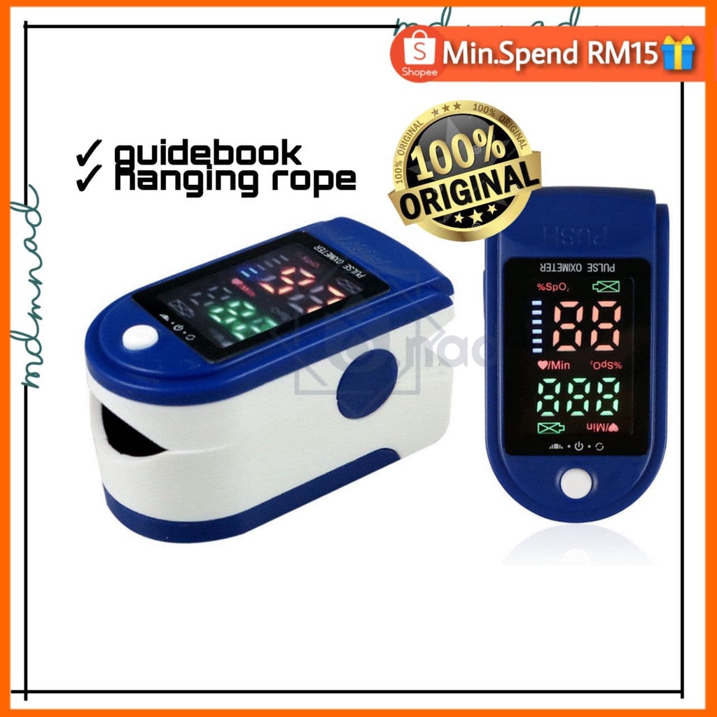 Medical Fingertip Pulse Oximeter Pulso Oximetro Home family Pulse ...