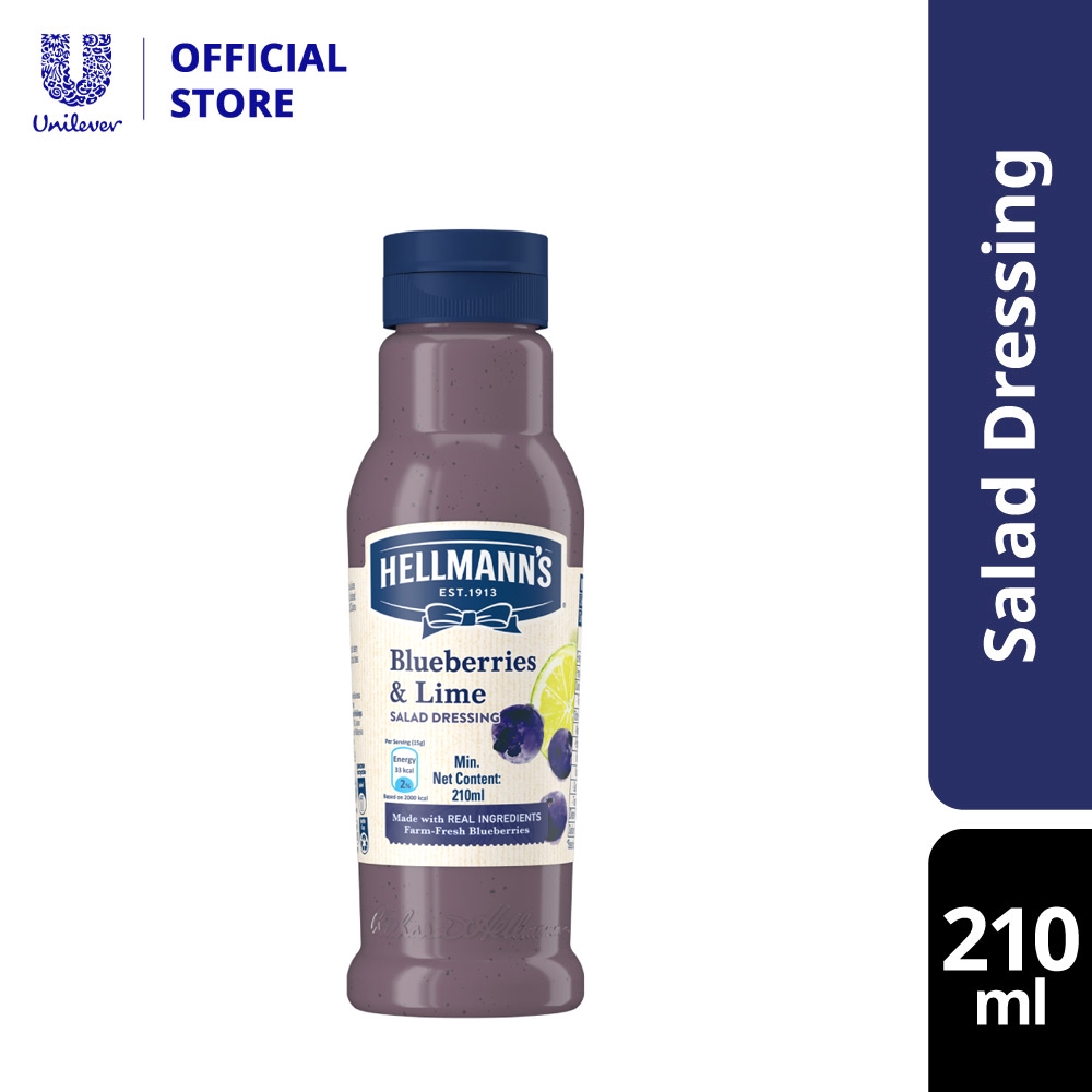 Hellmann’s Salad Dressing Blueberries & Lime (210ml ) | Shopee Malaysia