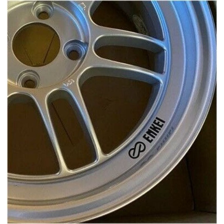 STICKER CUTTING ENKEI RPO 1set8pcs Auto option Myvi Wira Axia Alza Saga