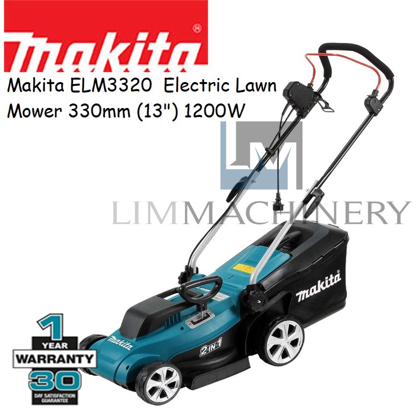 Makita elm3320 33cm electric lawn mower 1200w 240v sale